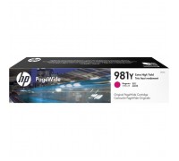 Картридж HP PageWide 981Y Magenta 16K, Enterprise 556/586 (L0R14A)