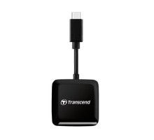 Зчитувач флеш-карт Transcend USB 3.2 Gen 1 Type-C SD/microSD Black (TS-RDC3)
