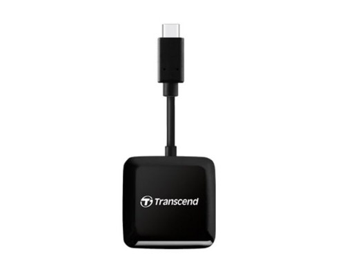 Зчитувач флеш-карт Transcend USB 3.2 Gen 1 Type-C SD/microSD Black (TS-RDC3)