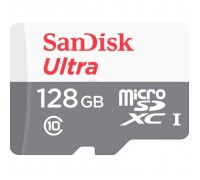 Карта пам'яті SanDisk 128GB microSD class 10 Ultra Light (SDSQUNR-128G-GN6MN)