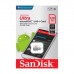Карта пам'яті SanDisk 128GB microSD class 10 Ultra Light (SDSQUNR-128G-GN6MN)