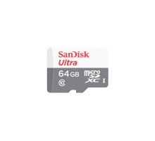 Карта пам'яті SanDisk 64GB microSD class 10 Ultra Light (SDSQUNR-064G-GN3MN)