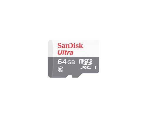 Карта пам'яті SanDisk 64GB microSD class 10 Ultra Light (SDSQUNR-064G-GN3MN)