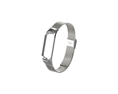 Ремінець до фітнес браслета BeCover Metal для Xiaomi Mi Smart Band 5 Silver (705147)