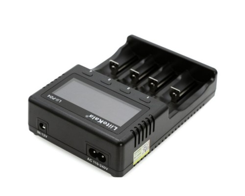 Зарядний пристрій для акумуляторів Liitokala 4 Slots, LCD дисплей, Li-ion/Ni-MH/Ni-Cd/AA/ААA/AAAA/С (Lii-PD4)