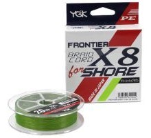 Шнур YGK Frontier Braid Cord X8 150m Green 1.2/0.185mm 20lb/9.0kg (5545.02.97)