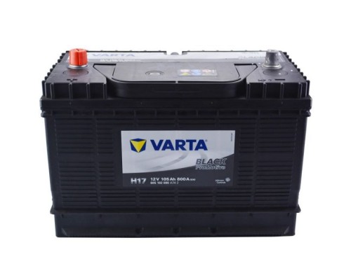 Акумулятор автомобільний Varta Black ProMotive 105Ah клеми по центру (605102080)