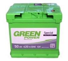 Акумулятор автомобільний GREEN POWER 50Ah (000022355)