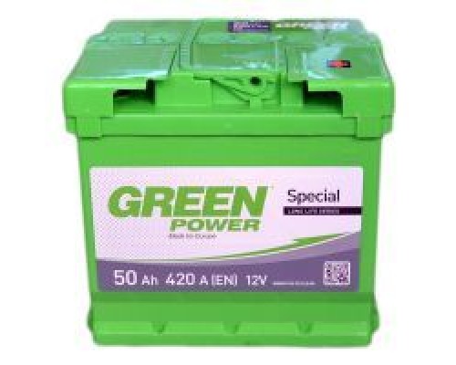 Акумулятор автомобільний GREEN POWER 50Ah (000022355)