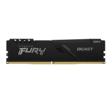 Модуль пам'яті для комп'ютера DDR4 16GB 3200 MHz Beast Black Kingston Fury (ex.HyperX) (KF432C16BB/16)
