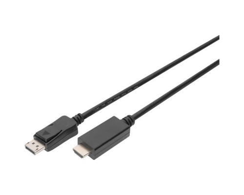 Кабель мультимедійний DisplayPort M to HDMI M 2.0m 4K Digitus (AK-340303-020-S)