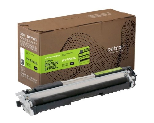 Тонер-картридж Patron Canon 729 black Green Label (PN-729KGL)