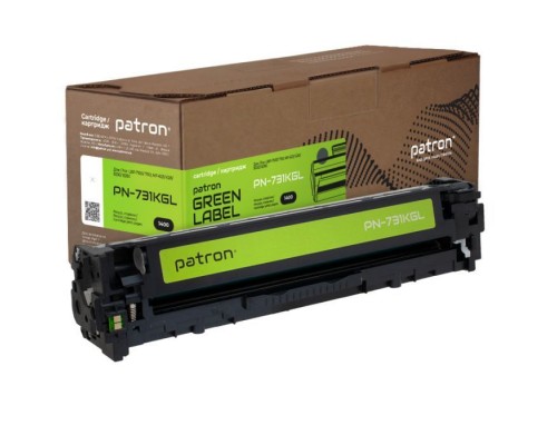 Картридж Patron Canon 731 Green Label, black (PN-731KGL)
