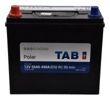 Акумулятор автомобільний TAB 55 Ah/12V Polar S Japan (246 755)