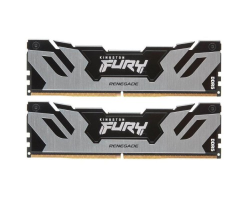 Модуль пам'яті для комп'ютера DDR5 32GB (2x16GB) 6400 MHz FURY Renegade Silver Kingston Fury (ex.HyperX) (KF564C32RSK2-32)