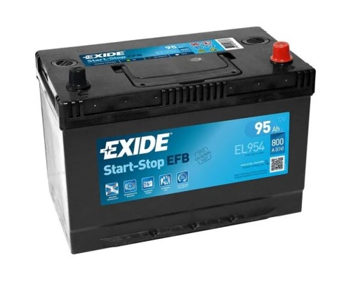 Акумулятор автомобільний EXIDE EXCELL 95Ah ASIA Ев (-/+) (760EN) (EB954)