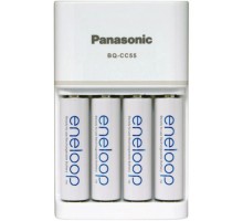 Зарядний пристрій для акумуляторів Panasonic Smart-Quick Charger + Eneloop 4AA 2000 mAh NI-MH (K-KJ55MCD40E)