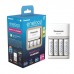 Зарядний пристрій для акумуляторів Panasonic Smart-Quick Charger + Eneloop 4AA 2000 mAh NI-MH (K-KJ55MCD40E)