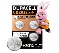 Батарейка Duracell CR 2032 / DL 2032 * 4 (5007662/5010951/5014799)