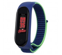Ремінець до фітнес браслета BeCover Nylon Style для Xiaomi Mi Smart Band 5/6 Blue-Green (705418)