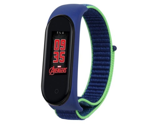 Ремінець до фітнес браслета BeCover Nylon Style для Xiaomi Mi Smart Band 5/6 Blue-Green (705418)