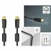 Кабель мультимедійний HDMI M to HDMI M 10.0m 4K Ethernet gold black Hama (00205009)