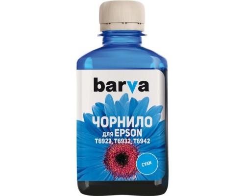 Чорнило Barva Epson E69, 180 мл, cyan (E69-766)