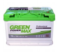 Акумулятор автомобільний GREEN POWER MAX 78Ah Ев (-/+) (780EN) (22372)