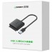 Перехідник USB 3.0 AM to SATA III F Ugreen (60561)