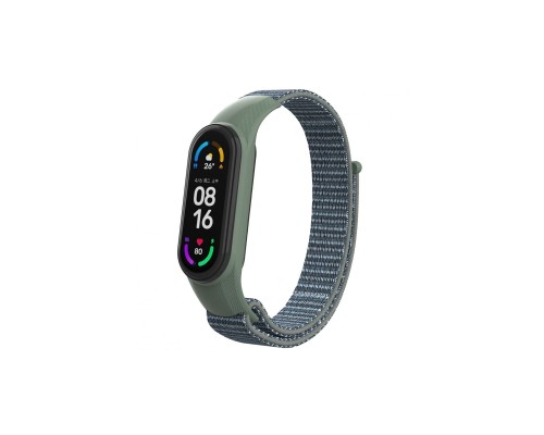 Ремінець до фітнес браслета Armorstandart нейлоновий для Xiaomi Mi Band 7/6/5/4 Military Green (ARM67845)