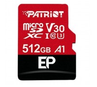 Карта пам'яті Patriot 512GB microSD class 10 UHS-I U3 (PEF512GEP31MCX)