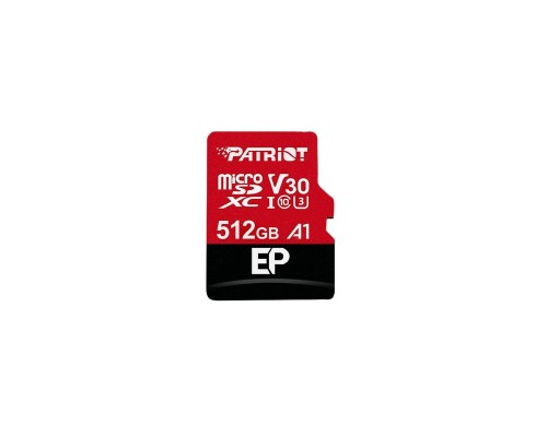 Карта пам'яті Patriot 512GB microSD class 10 UHS-I U3 (PEF512GEP31MCX)