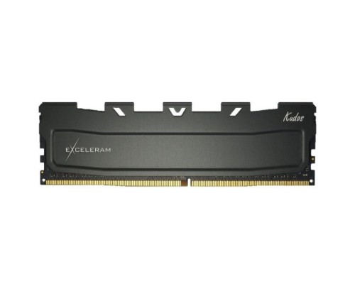 Модуль пам'яті для комп'ютера DDR4 16GB 3200 MHz Black Kudos eXceleram (EKBLACK4163216X)