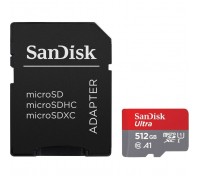 Карта пам'яті SanDisk 512GB microSDXC class 10 UHS-I Ultra (SDSQUAC-512G-GN6MA)