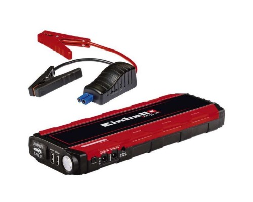 Пуско зарядний пристрій Einhell CE-JS 18 Jump Starter Power Bank, 18000мАг, 2хUSB 5В, 12В, пуск 600A (1091531)