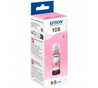 Контейнер з чорнилом Epson 108 EcoTank L8050/L18050 light magenta (C13T09C64A)