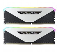 Модуль пам'яті для комп'ютера DDR4 32GB (2x16GB) 3600 MHz Vengeance RGB RT White Corsair (CMN32GX4M2Z3600C18W)