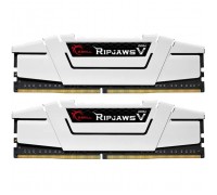 Модуль пам'яті для комп'ютера DDR4 32GB (2x16G) 3600 MHz RipjawsV White G.Skill (F4-3600C18D-32GVW)