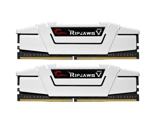 Модуль пам'яті для комп'ютера DDR4 32GB (2x16G) 3600 MHz RipjawsV White G.Skill (F4-3600C18D-32GVW)
