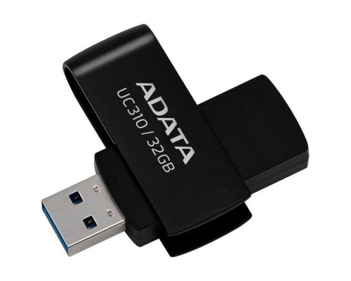 USB флеш накопичувач ADATA 32GB UC310 Black USB 3.0 (UC310-32G-RBK)