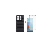 Чохол до мобільного телефона Dengos Kit for Xiaomi Redmi Note 13 5G case + glass (Black) (DG-KM-58)