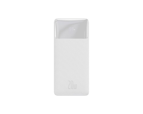 Батарея універсальна Baseus Bipow 20000mAh 20W white (PPBD050302)