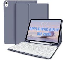 Чохол до планшета BeCover Keyboard Apple iPad Air 11" M2/M3 (2024/2025) Purple (711399)