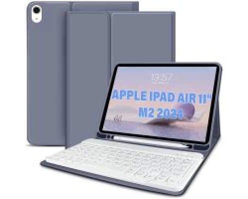 Чохол до планшета BeCover Keyboard Apple iPad Air 11" M2/M3 (2024/2025) Purple (711399)