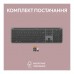 Клавіатура Logitech K950 Bluetooth/Wireless UA Graphite (920-012465)