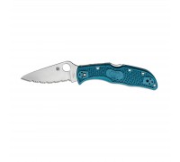 Ніж Spyderco Endela K390 Serrated Blue (C243FSK390)