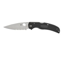 Ніж Spyderco Native Chief Satin BD1N Serrated Black FRN (C244PSBK)