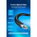 Кабель мультимедійний HDMI M to HDMI M 30.0m V2.0 Optical 4K 60Hz 18Gbps Dolby 7.1 PVC black Vention (ALABT)