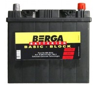 Акумулятор автомобільний Berga Basicblock 60Ah ASIA Ев (-/+) (510EN) (5604120517902)