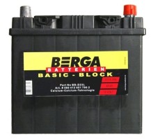 Акумулятор автомобільний Berga Basicblock 60Ah ASIA Ев (-/+) (510EN) (5604120517902)